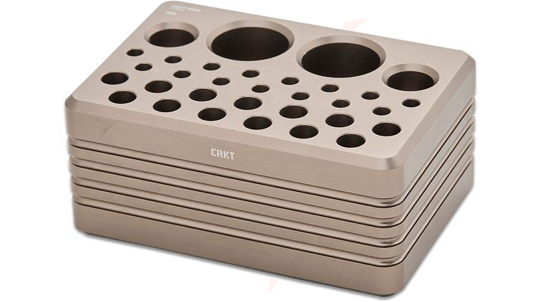 Columbia River CRKT Joe Wu 9916 Driver and Bit Aluminum Storage Block