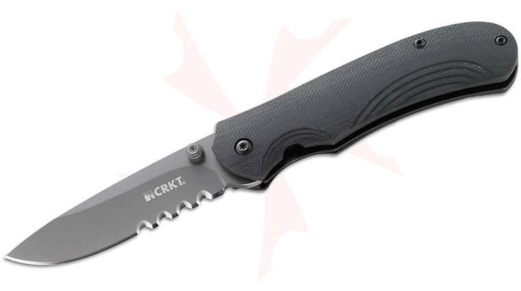 Columbia River 6875 Incendor Folding Knife Assisted 2.96 inch Combo Blade, G10 Handles