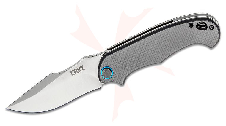 Columbia River CRKT 7920 Jim Hammond PSD Particle Separation Device Assisted Flipper Knife 3.63 inch Satin Harpoon Blade, Carbon Fiber/G10 Handles
