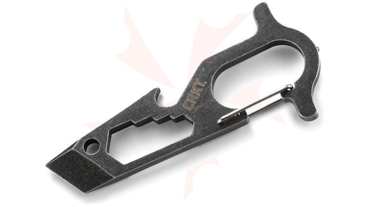 Columbia River CRKT 9011 Jesper Voxnaes Pryma Stainless Steel Carabiner Mini Multi-Tool