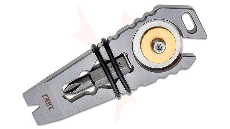 Columbia River CRKT 9913 Scout Tools Pry Cutter Keychain Mini Multi-Tool, 2.61 inch Overall