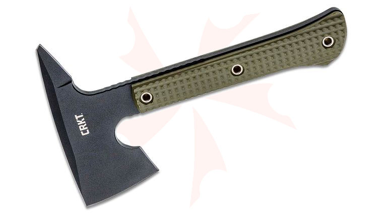 Columbia River CRKT 2726 RMJ Jenny Wren Compact Tomahawk, 10.063 inch Overall, GRN Sheath