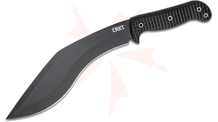 Columbia River CRKT 2742 Ryan Johnson KUK Fixed 10.563 inch Black 65MN Carbon Blade, Polypropylene Handles, Polyester Sheath