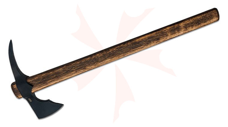 Columbia River CRKT 2753 Elmer Roush Odr Tomahawk, 21 inch Overall, Burnt Tennessee Hickory Handle