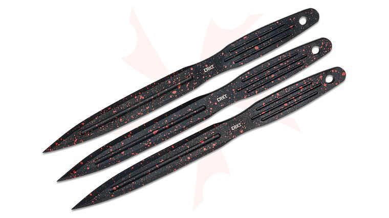 Columbia River CRKT K930RKP Ken Onion 3pc Throwing Knives 11.6 inch Overall, Nylon Sheath