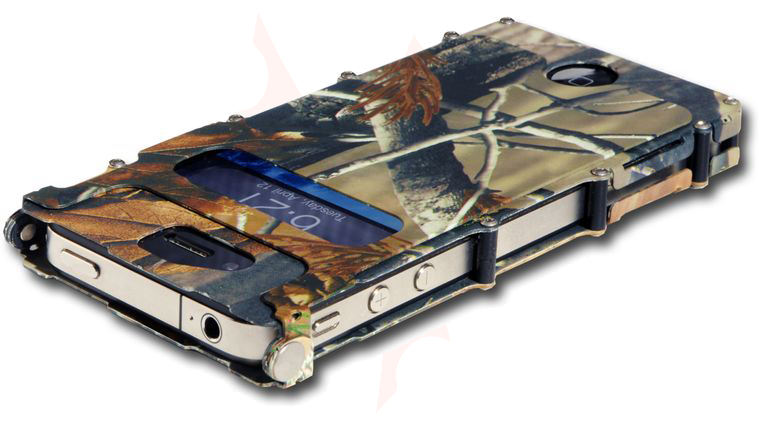 Columbia River iNoxCase Stainless Steel iPhone 4 or iPhone 4S Case, Realtree Camo AP HD