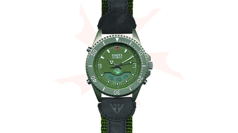Dakota Watch Company Ana-Digi Series Green Dial Black And Green