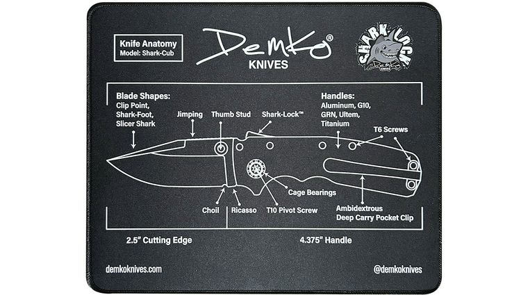 Demko Knives Premium Shark-Cub Knife Mat Mousepad