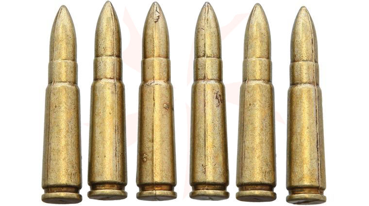 Denix Replica AK-47 Bullets, Set of 6