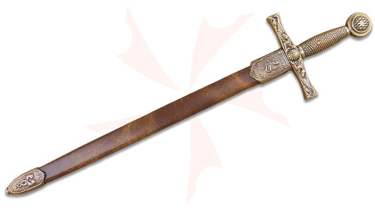 Denix Excalibur Letter Opener with Scabbard