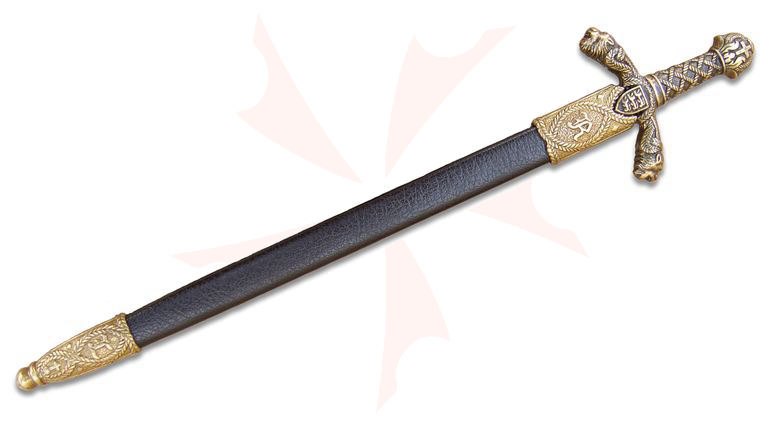 Denix Richard The Lionheart Letter Opener with Scabbard