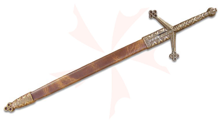Denix Medieval Claymore Letter Opener with Scabbard