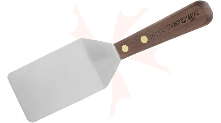 Dexter Mini Pancake Turner Walnut Handle 10-1/2 inch Overall Length Spatula, Made in the USA