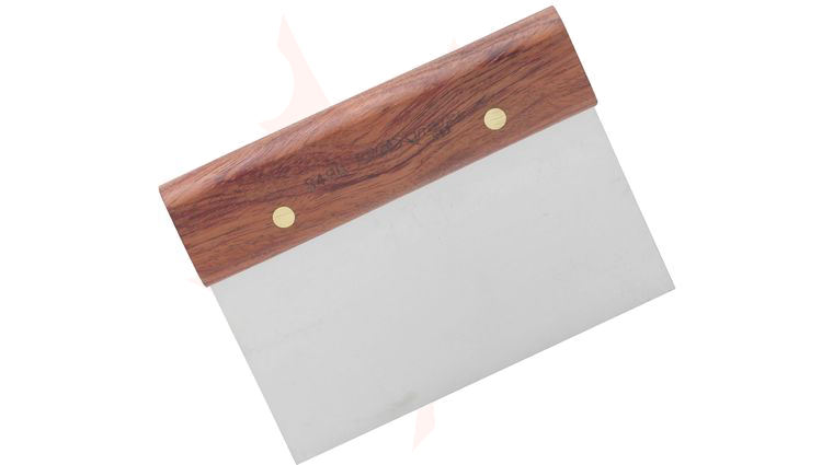 Dexter Dough Cutter/Scraper Walnut Handle 6 inch Overall Length, Made in the USA