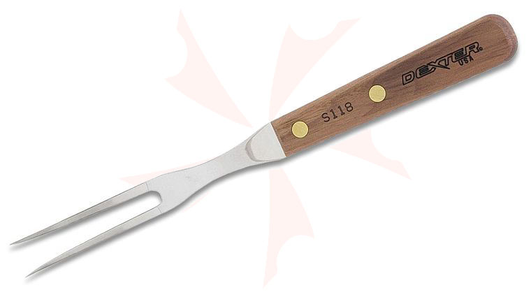 Dexter Carving Fork Walnut Handle 10-1/2 inch Overall Length, Made in the USA