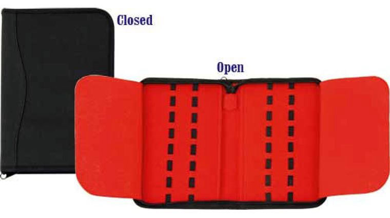 Carry All Zipper Knife Pack, Holds 16 Pocket Knives up to 5 inch Closed