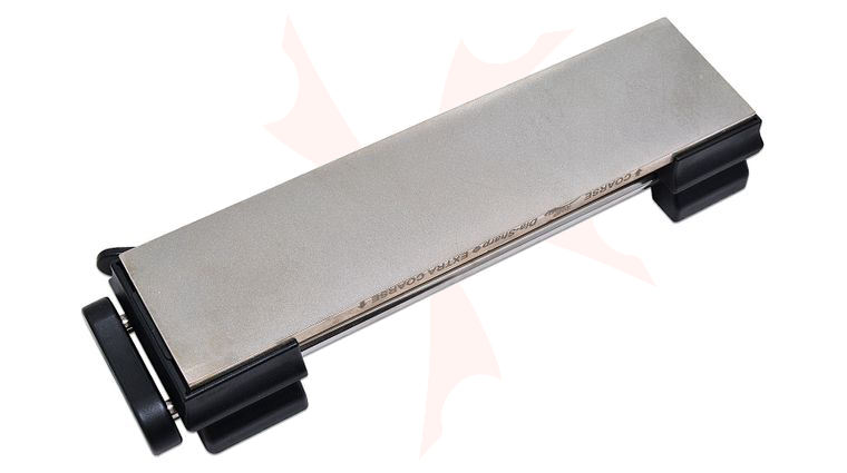 DMT 12 inch DiaSharp Double Sided Bench Stone, Coarse / Extra-Coarse, Adjustable Universal Base