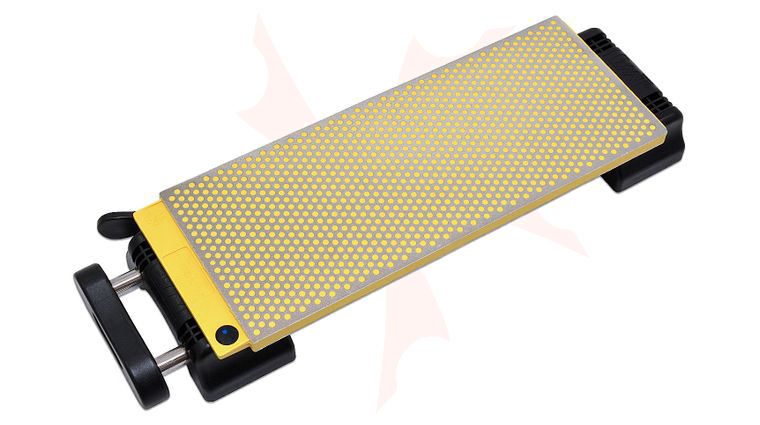 DMT 10 inch DuoSharp Bench Stone, Coarse / Extra-Coarse, Adjustable Universal Base