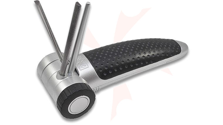 DMT DiamondVee Portable Shapener, Fine Grit Diamond Rods