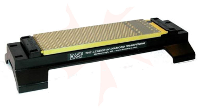 DMT WM8FC-WB 8 inch DuoSharp Plus Bench Stone with Base, Fine/Coarse