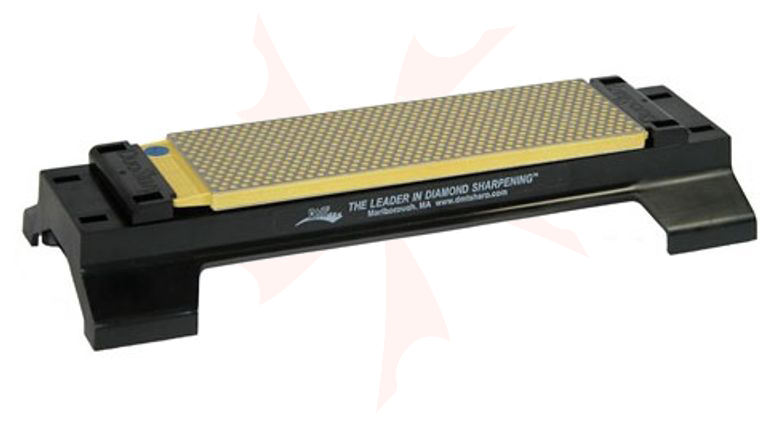 DMT W8EC-WB 8 inch DuoSharp Bench Stone with Base - Extra Fine / Coarse