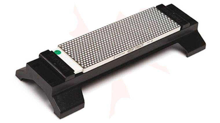 DMT 8 inch DuoSharp Bench Stone Extra-Fine/Fine Hardcoat Surface with Base