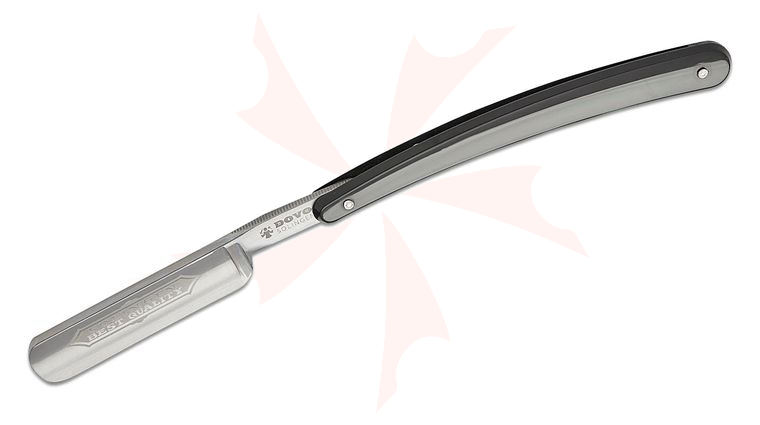 DOVO Black Handle Best Value 5/8 inch Straight Razor Full Hollow Ground