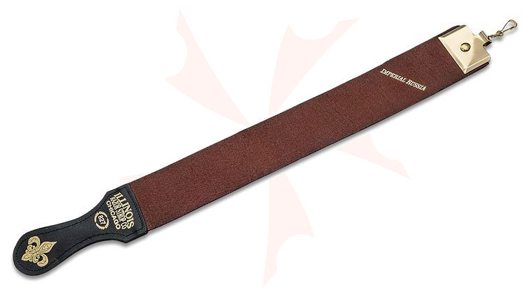Illinois Razor Strop 2.5 inch x 23 inch Imperial Russia with Handle
