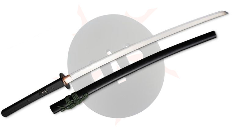 CAS Iberia Dragon King SD35470 Modern Katana, Black G10 Handle, 39.5 inch Overall