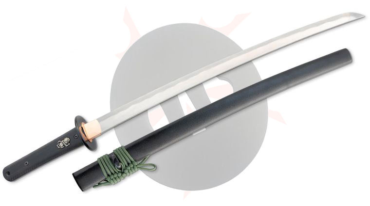 CAS Iberia Dragon King SD35475 Modern Wakizashi, Black G10 Handle, 27 inch Overall
