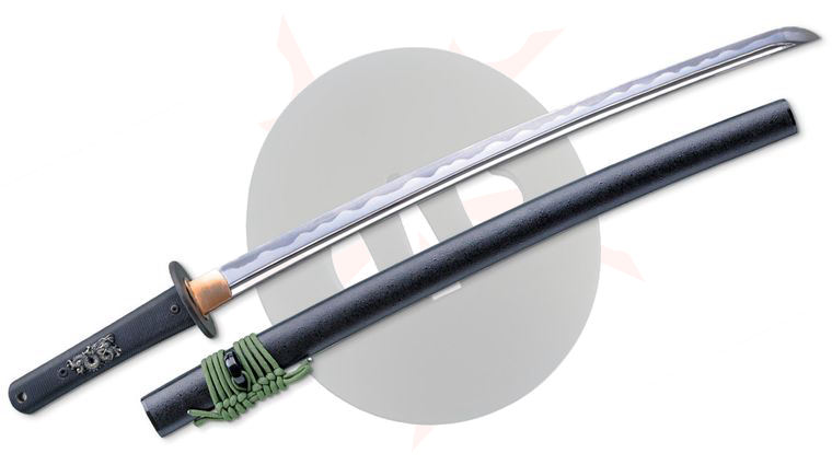 CAS Iberia Dragon King SD35476 Modern Wakizashi w/ Bohi, Blue G10 Handle, 27.75 inch Overall