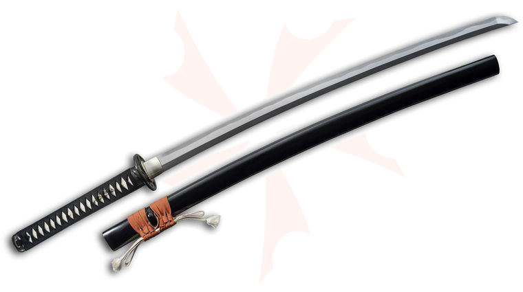 CAS Iberia Dragon King SD35180 Kohaku Katana 27.5 inch T10 Blade, Cord Wrapped Handle