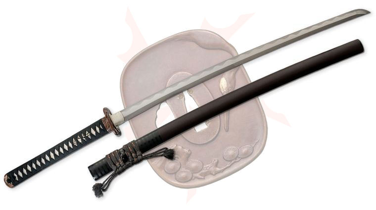 CAS Iberia Dragon King SD35290 Pine Crane Katana, 41.25 inch Overall