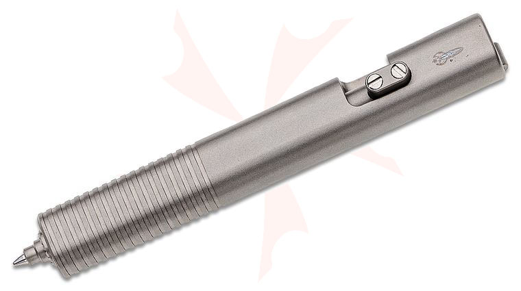 D Rocket Designs Bolt Pen V2 SHORTY, Oval-Shaped Titanium, 3.75 inch Overall