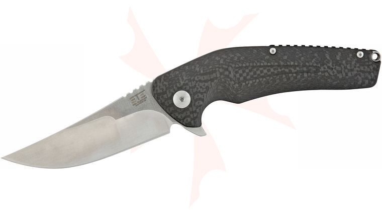 ETE Jason Brous JB Liner Lock Flipper Knife 3.6 inch D2 Upswept Blade, Black 3D Machined G10 Handles