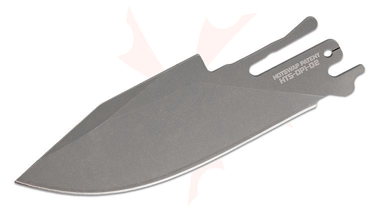 Exceed Designs TiRant Ultra HotSwap D2 Drop Point Blade - Dark Stonewashed