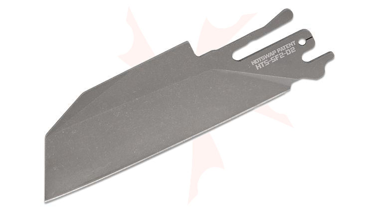 Exceed Designs TiRant Ultra HotSwap D2 Modified Sheepsfoot Blade - Dark Stonewashed