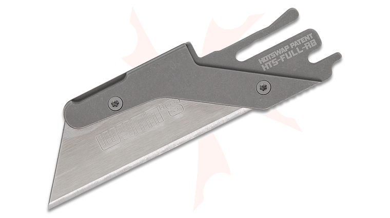 Exceed Designs TiRant Ultra HotSwap Titanium Razor Blade Holder with Full-Edge Usability, Straight Choil - Dark Stonewashed