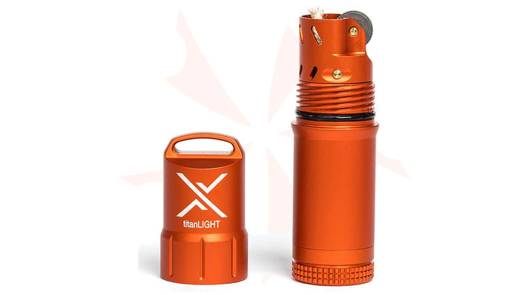 Exotac 5500 titanLIGHT Refillable Lighter, Waterproof, Orange