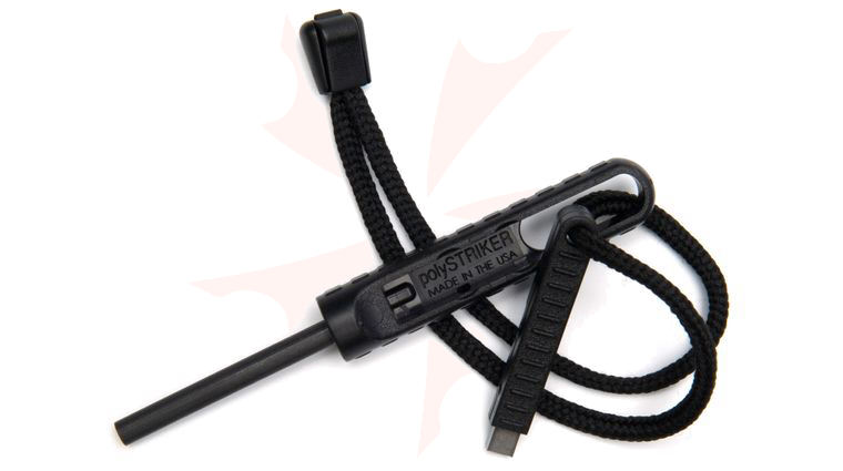 Exotac 1600 polySTRIKER Ultra-Portable Fire Starter, Black