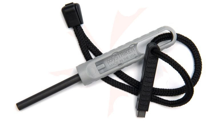 Exotac 1600 polySTRIKER Ultra-Portable Fire Starter, Gray