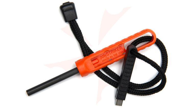 Exotac 1600 polySTRIKER Ultra-Portable Fire Starter, Orange