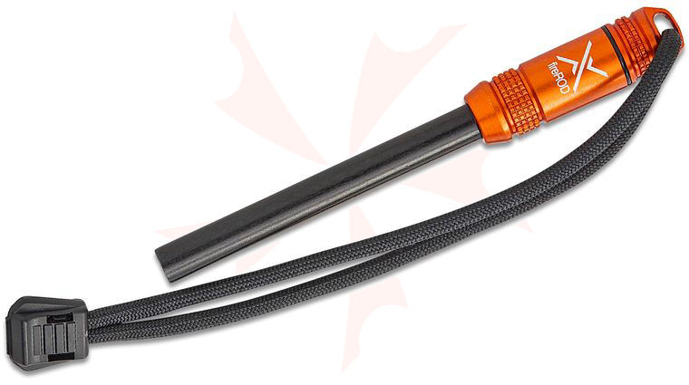 Exotac 2005 fireROD V2 Ultra-Portable Fire Starter, Blaze Orange