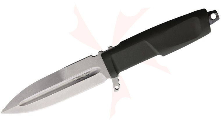 Extrema Ratio Contact C Fixed Blade Knife 5.03 inch N690 Stonewashed Spear Point Blade, Green Forprene Handles, Injection Molded Sheath