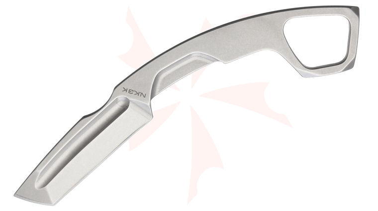 Extrema Ratio NK3 K Karambit-Style Neck Knife 2.75 inch Stonewashed Tanto Blade, Kydex Sheath
