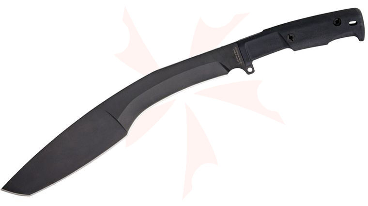 Extrema Ratio KH Kukri 12.4 inch Black N690 Curved Tanto Blade, Forprene Handles