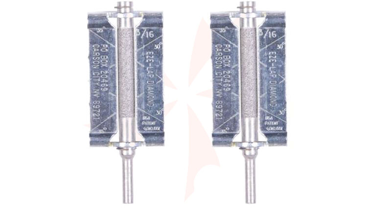 EZE-LAP 2 Pack, 3/16 inch Chainsaw File with Precision Guide