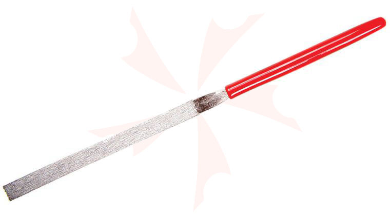 EZE-LAP 608F Fine 600 Grit Needle File, Hand, Red Handle