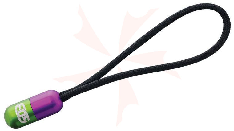 EOS Purple/Green Aluminum Pill Bead