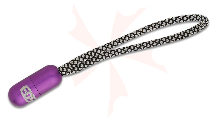 EOS Purple Aluminum Pill Bead